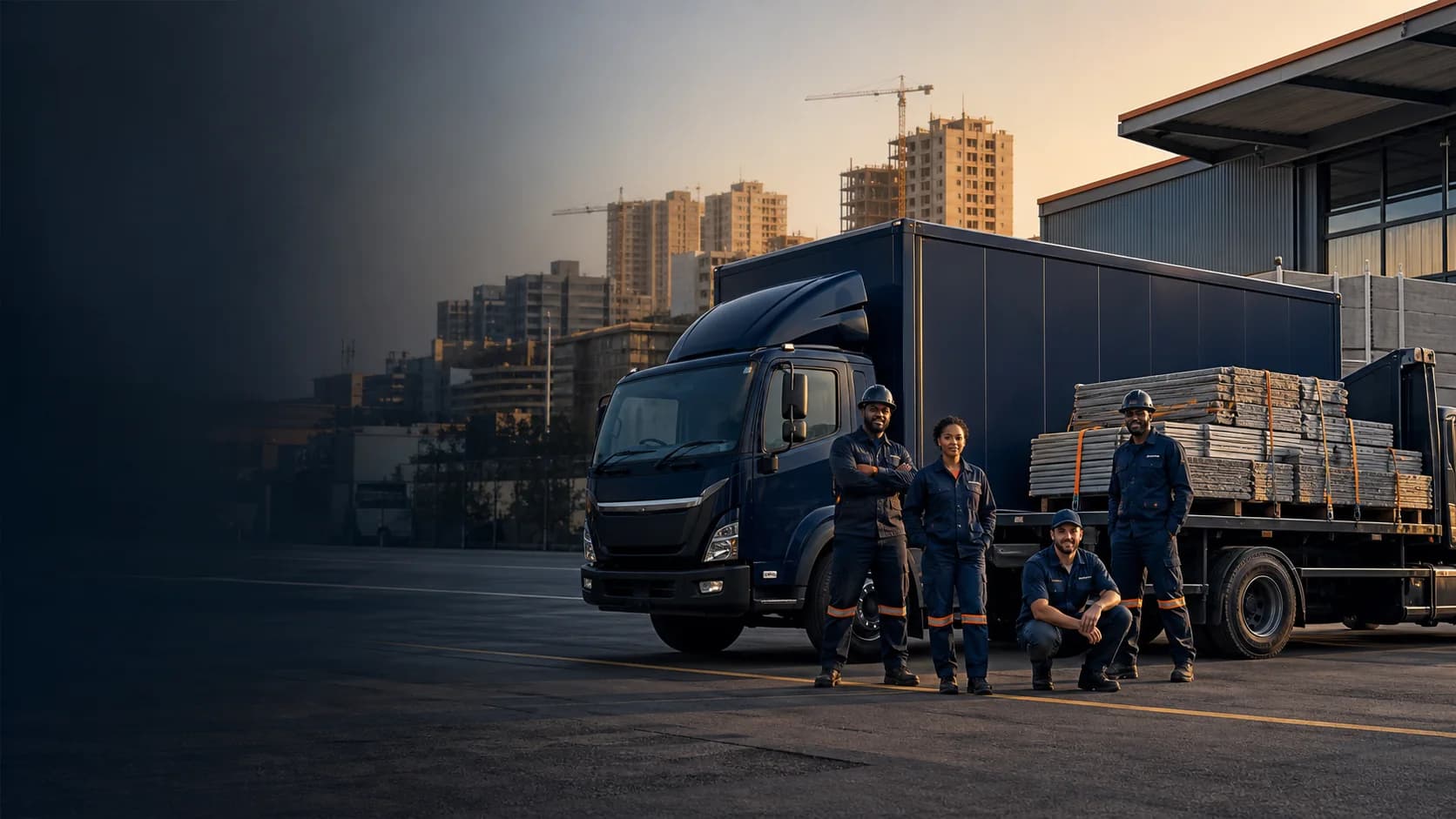 Mdledle Removals trucks and professional logistics team